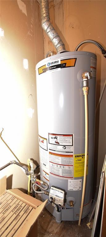 211 Southside Ct, Excelsior Springs, MO 64024 - utility room with water heater