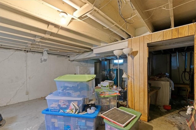 900 S Hunter Dr, Olathe, KS 66061 - view of unfinished basement