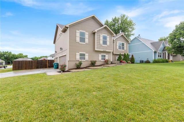 20335 W 220th Ter, Spring Hill, KS 66083 - split level home with driveway and a garage