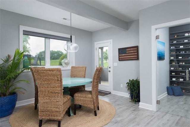 14423 N 145th St, Basehor, KS 66007 - dining space with light wood-type flooring