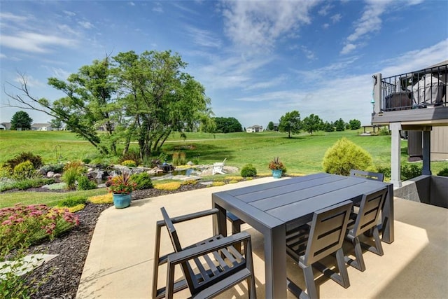 14423 N 145th St, Basehor, KS 66007 - view of patio / terrace with outdoor dining space