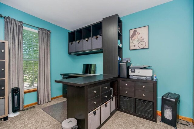 1702 Aspen Ln, Excelsior Springs, MO 64024 - office area with carpet and baseboards
