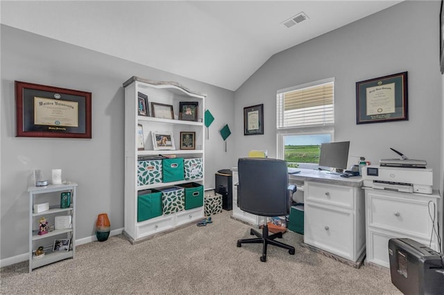 20367 W 193rd Ter, Spring Hill, KS 66083 - office space with lofted ceiling and light colored carpet