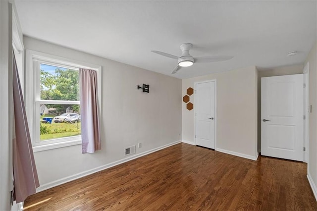 8815 W 81st St, Overland Park, KS 66204 - spare room with wood finished floors and a ceiling fan