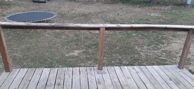 615 Church St, Neodesha, KS 66757 - view of wooden terrace