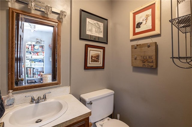 25421 Marel Rd, Excelsior Springs, MO 64024 - bathroom with toilet and vanity