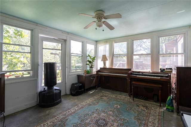 25421 Marel Rd, Excelsior Springs, MO 64024 - sunroom featuring concrete flooring and plenty of natural light