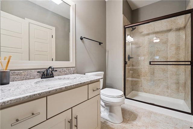 16420 Lucille St, Overland Park, KS 66221 - bathroom featuring a shower stall and vanity
