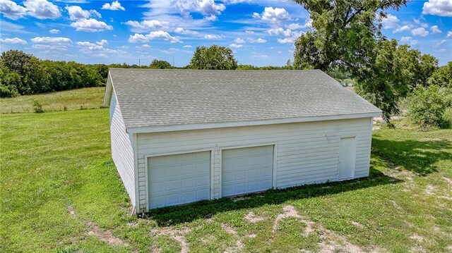 600 W Chestnut St, Holden, MO 64040 - view of detached garage