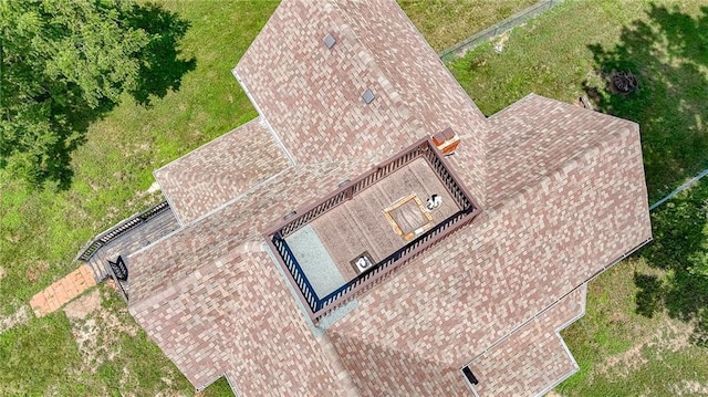 600 W Chestnut St, Holden, MO 64040 - view from above of property