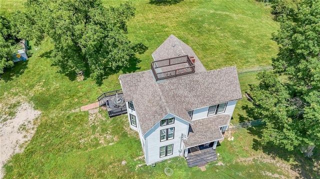 600 W Chestnut St, Holden, MO 64040 - view from above of property