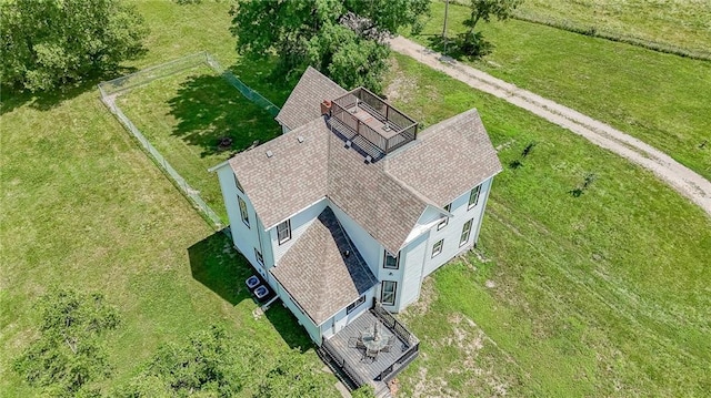 600 W Chestnut St, Holden, MO 64040 - view from above of property