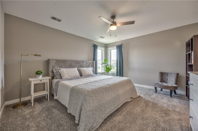 24976 W 87th St, Lenexa, KS 66227 - carpeted bedroom featuring baseboards and a ceiling fan