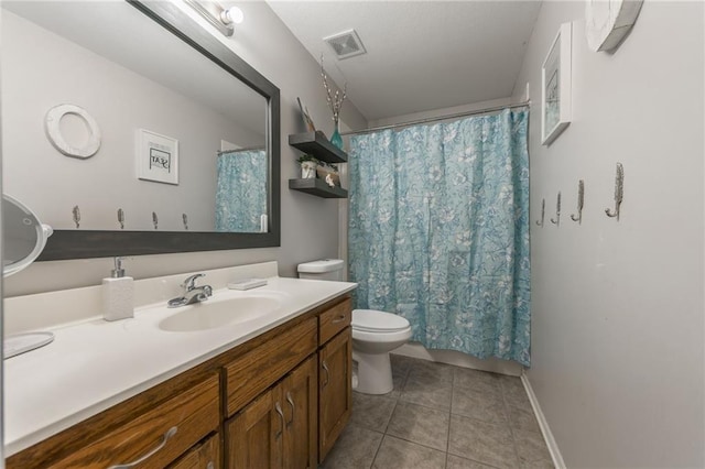 8103 NE 111th Ter, Kansas City, MO 64157 - full bath with vanity, tile patterned flooring, and a shower with shower curtain