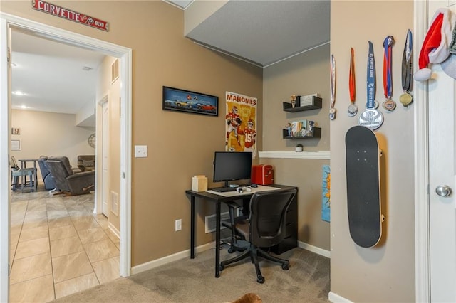 8103 NE 111th Ter, Kansas City, MO 64157 - carpeted office space with baseboards