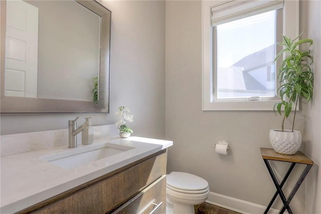 15716 Canterbury St, Overland Park, KS 66085 - half bath with vanity and toilet