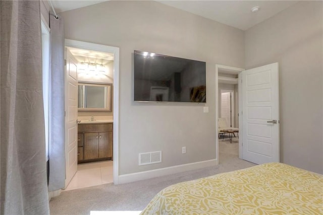 15716 Canterbury St, Overland Park, KS 66085 - bedroom with carpet flooring and ensuite bath