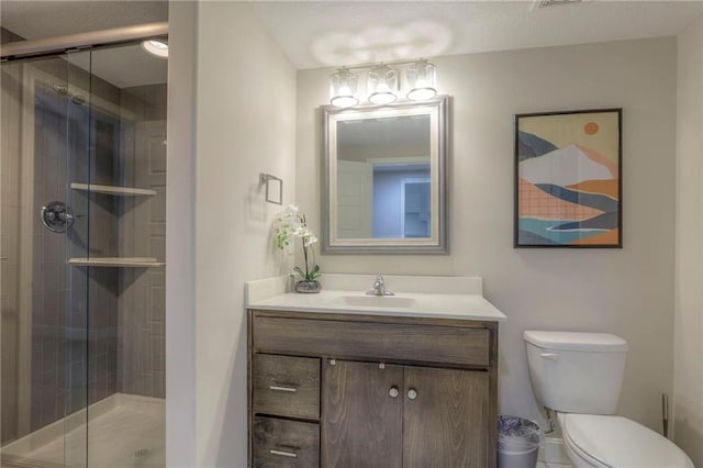 15716 Canterbury St, Overland Park, KS 66085 - bathroom featuring vanity and a shower stall