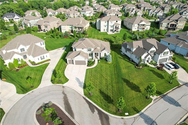 15716 Canterbury St, Overland Park, KS 66085 - aerial perspective of suburban area