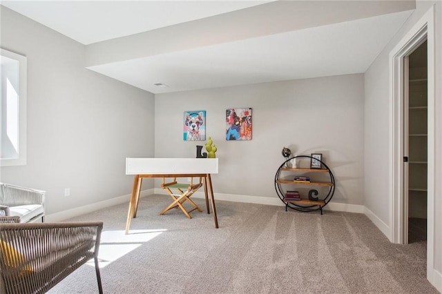 17162 S Heatherwood St, Olathe, KS 66062 - carpeted home office with baseboards