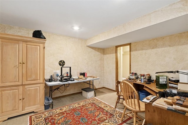 12117 Knox St, Overland Park, KS 66213 - office area featuring light colored carpet