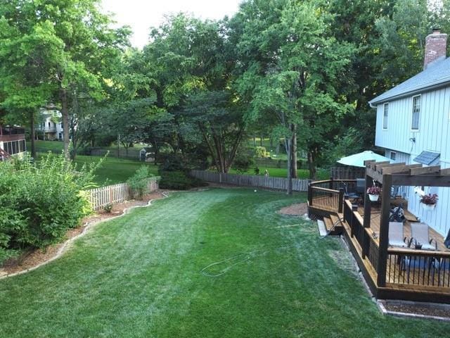12117 Knox St, Overland Park, KS 66213 - view of fenced backyard