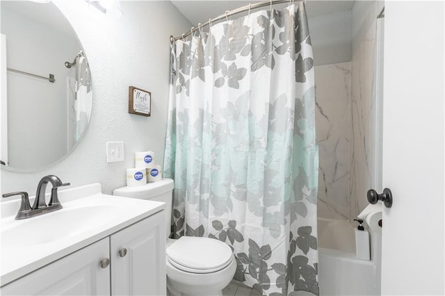 3221 E 11th St, Kansas City, MO 64127 - full bathroom with shower / bathtub combination with curtain and vanity