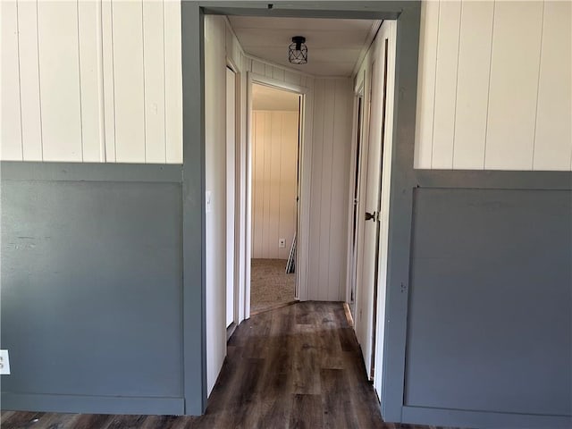 2587 Crk 2200, Caney, KS 67333 - hall with dark wood finished floors