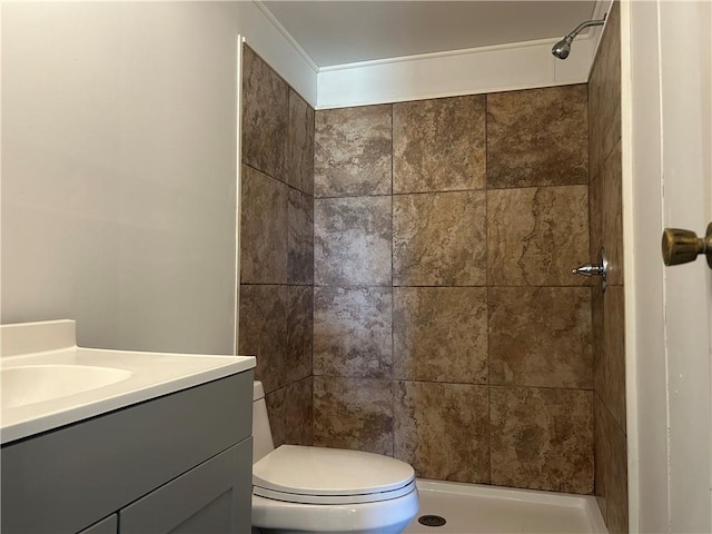 2587 Crk 2200, Caney, KS 67333 - full bathroom featuring vanity and a tile shower