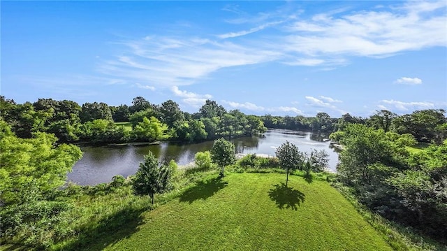 1433 Haskell Rd, Williamsburg, KS 66095 - water view with a heavily wooded area