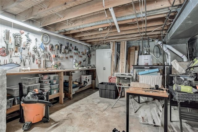 9718 W 115th Ter, Overland Park, KS 66210 - unfinished basement featuring a workshop area