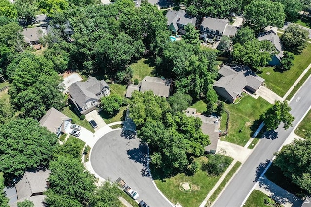 9718 W 115th Ter, Overland Park, KS 66210 - aerial overview of property's location with nearby suburban area