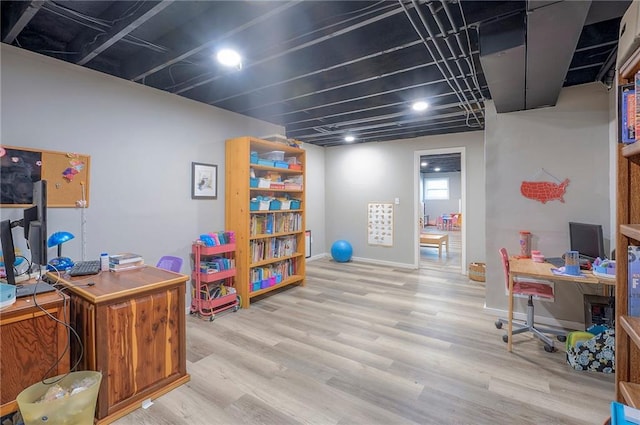 11580 S Skyview Ln, Olathe, KS 66061 - home office featuring wood finished floors and baseboards