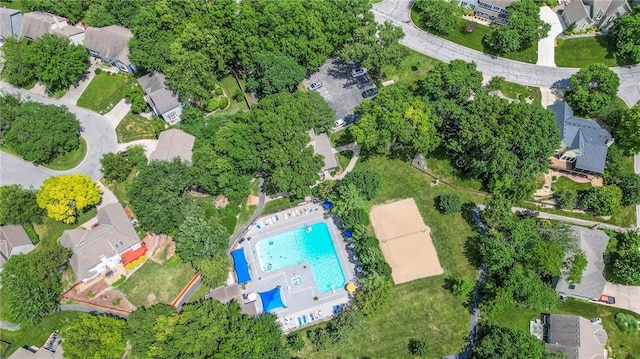 11580 S Skyview Ln, Olathe, KS 66061 - aerial view of property and surrounding area with nearby suburban area