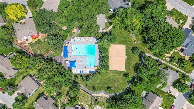 11580 S Skyview Ln, Olathe, KS 66061 - view of property location with a pool