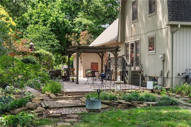 200 NE Oak Tree Cir, Lees Summit, MO 64086 - view of patio / terrace with a pergola
