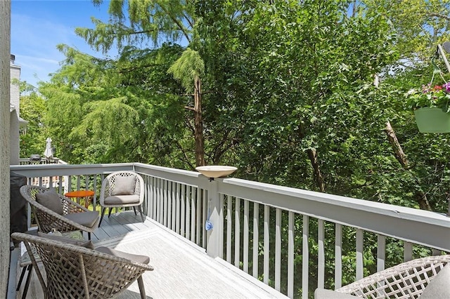 5817 Park Cir, Shawnee, KS 66216 - view of wooden deck