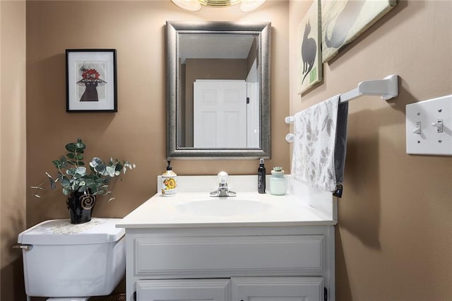 5817 Park Cir, Shawnee, KS 66216 - half bath with toilet and vanity