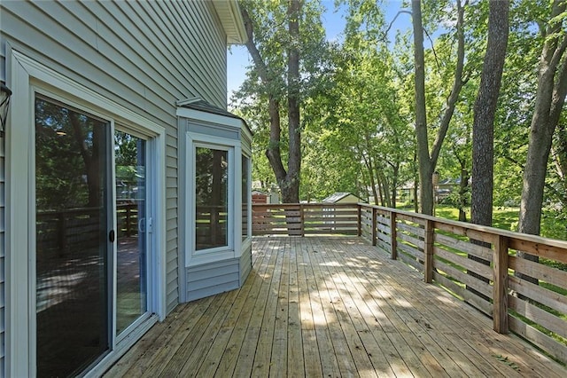 7421 NW 76th Ter, Kansas City, MO 64152 - view of deck
