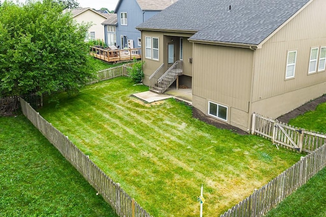 20444 W 125th Ter, Olathe, KS 66061 - fenced backyard featuring a deck