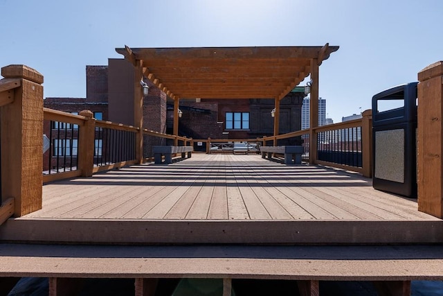 308 W 8th St Unit 409, Kansas City, MO 64105 - deck with a pergola