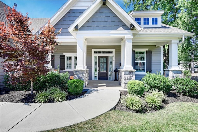 2210 W 73rd St, Prairie Village, KS 66208 - view of front of property featuring a porch and roof with shingles