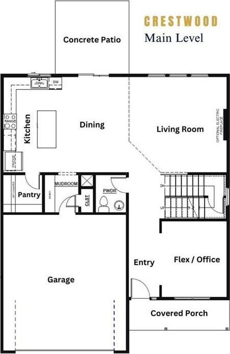 16716 S Twilight Ln, Olathe, KS 66062 - view of room layout