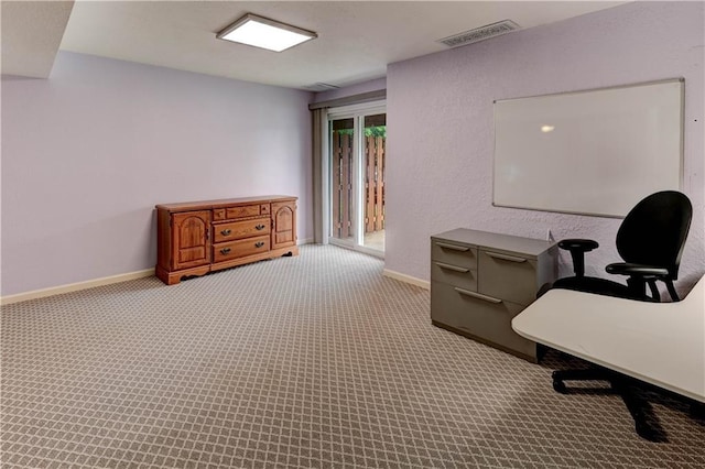 3524 NE Austin Dr, Lees Summit, MO 64064 - carpeted home office featuring baseboards
