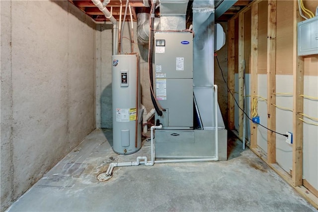 3524 NE Austin Dr, Lees Summit, MO 64064 - utilities featuring electric water heater and heating unit