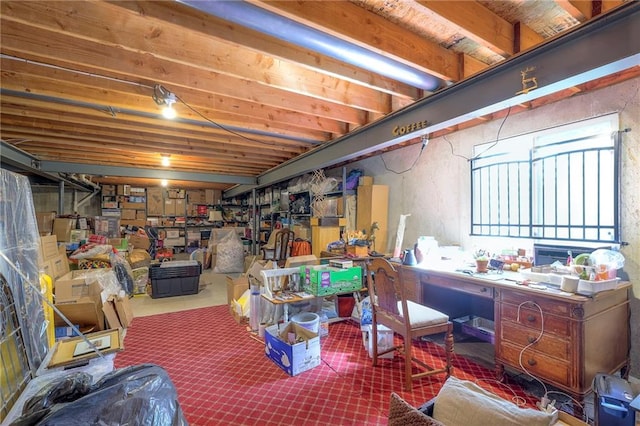 3013 S Granite Ave, Blue Springs, MO 64015 - below grade area featuring carpet floors