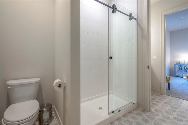 7736 N Donnelly Ave, Kansas City, MO 64158 - full bathroom featuring a stall shower