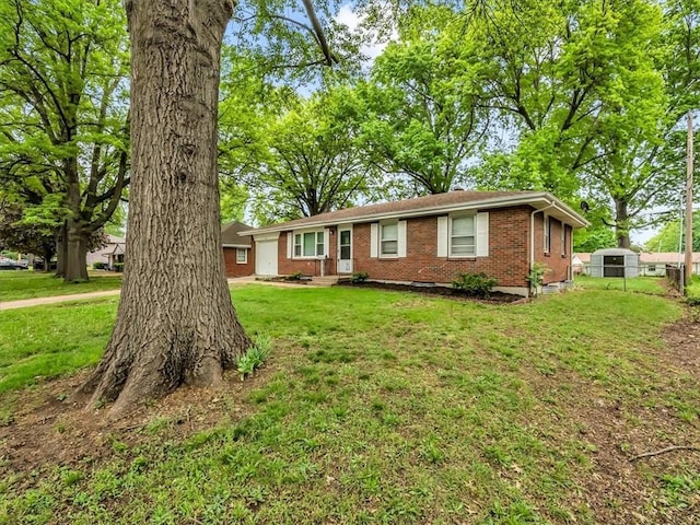 3717 S Hocker St, Independence, MO 64055 - single story home featuring brick siding