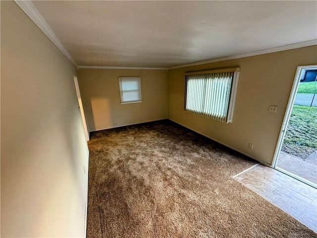 2321 Englewood Ct, Independence, MO 64052 - spare room with carpet floors and ornamental molding