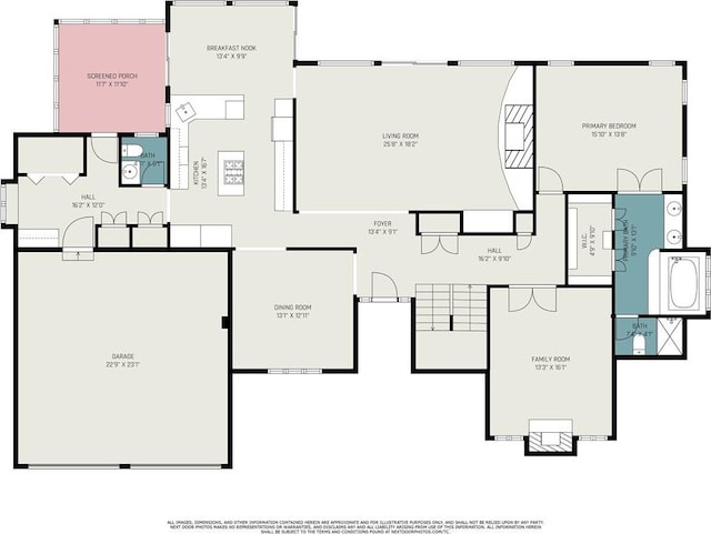 11909 Goddard St, Overland Park, KS 66213 - view of home floor plan